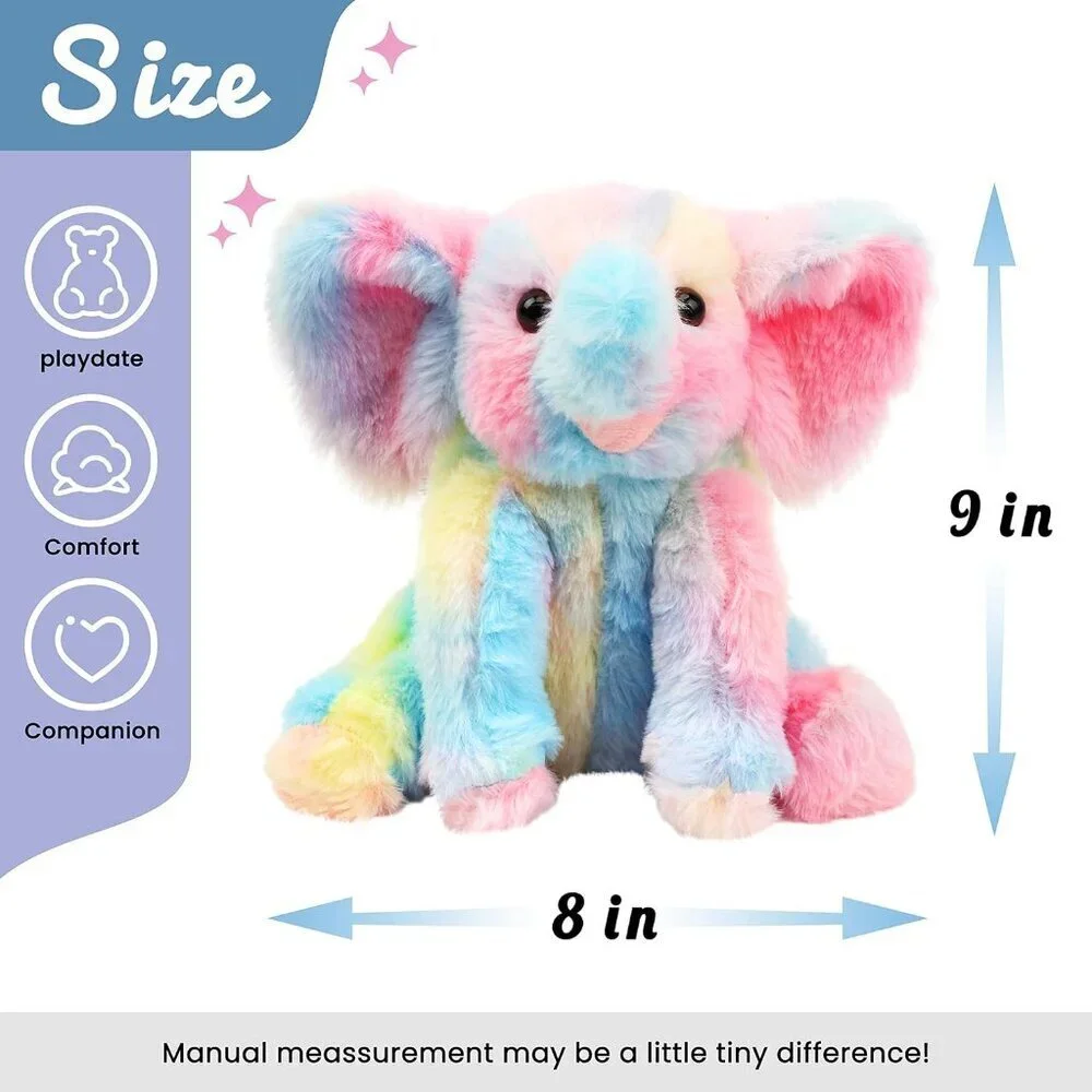 Adorable Plush Calf Elephant Toy Floppy Elephish Ultra Soft Stuffed Animal